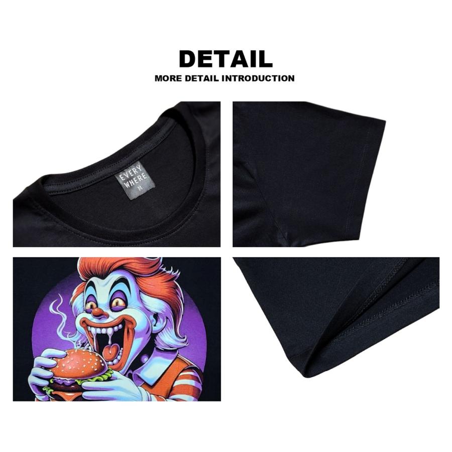 ポイズンバーガー パロディTシャツ マック風 マクドナルド風 ピエロ