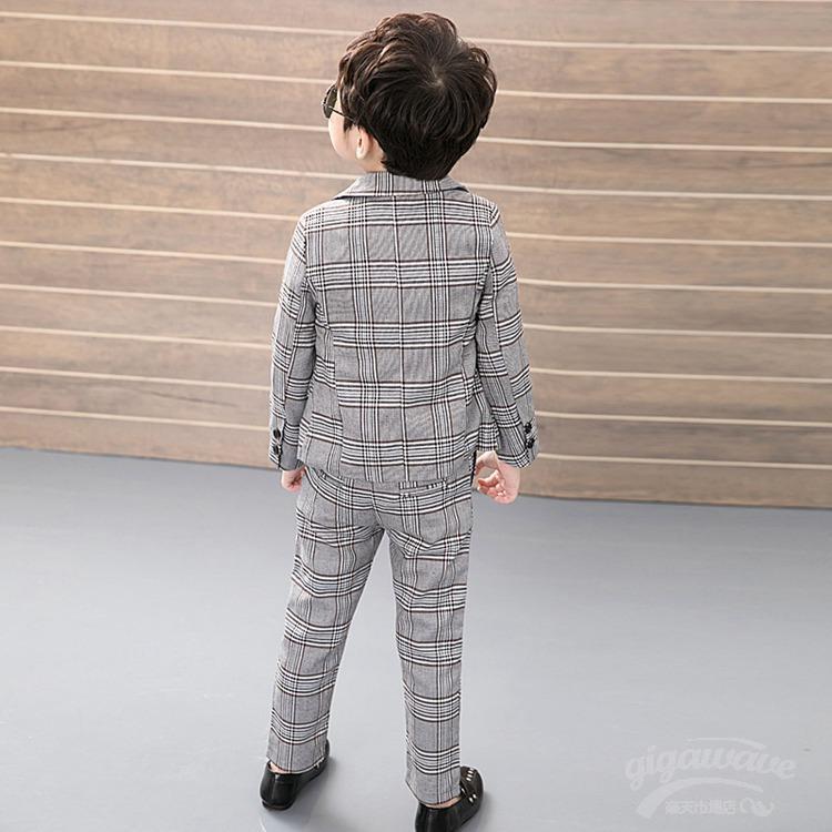 子供スーツ 3点セット 男の子 フォーマル スーツセット 立派 グレー