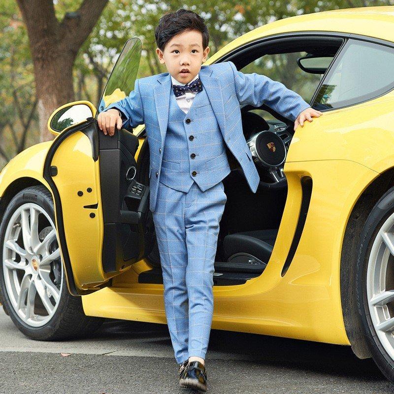 フォーマル 男の子 子供 スーツ 子供服 卒業式 七五三 結婚式 入学式 発表会 男の子用スーツ 5点セット |  | 02