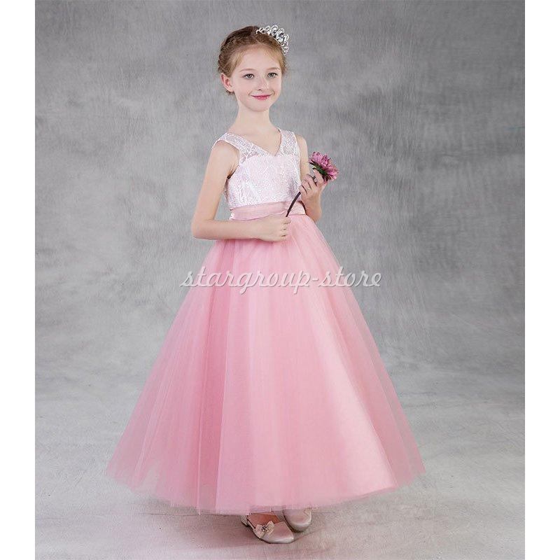 ピアノ ドレス ジュニア 演奏会 フォーマル 結婚式 フィッシュテールドレス キッズドレス 七五三 コンクール |  | 01