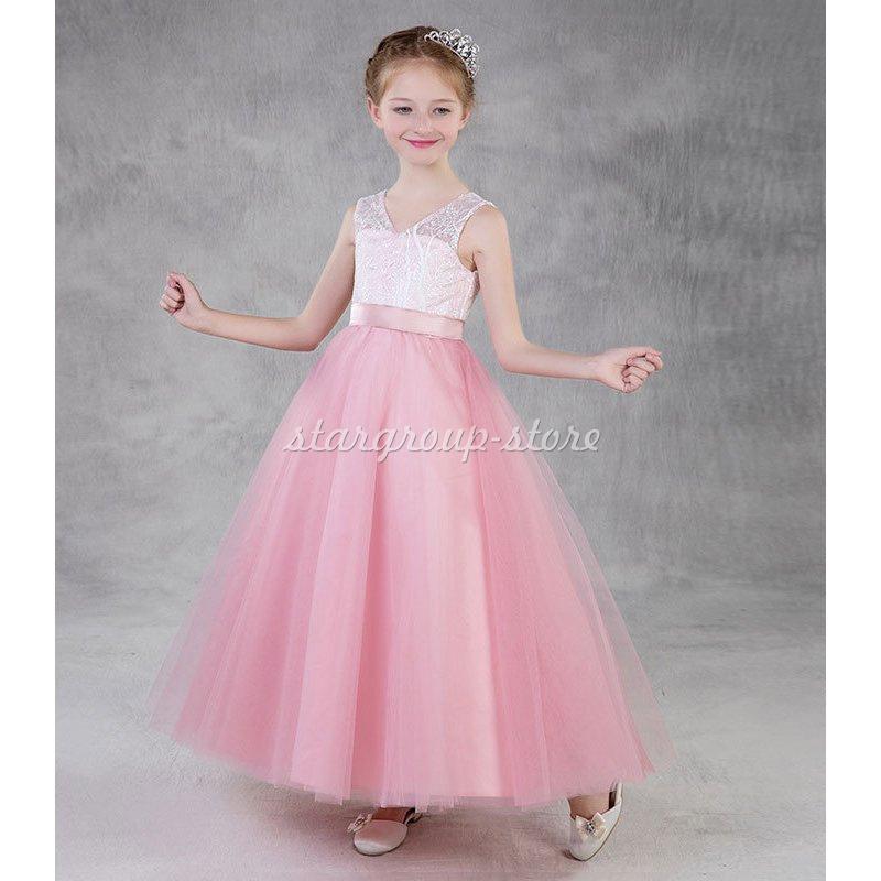 ピアノ ドレス ジュニア 演奏会 フォーマル 結婚式 フィッシュテールドレス キッズドレス 七五三 コンクール |  | 07