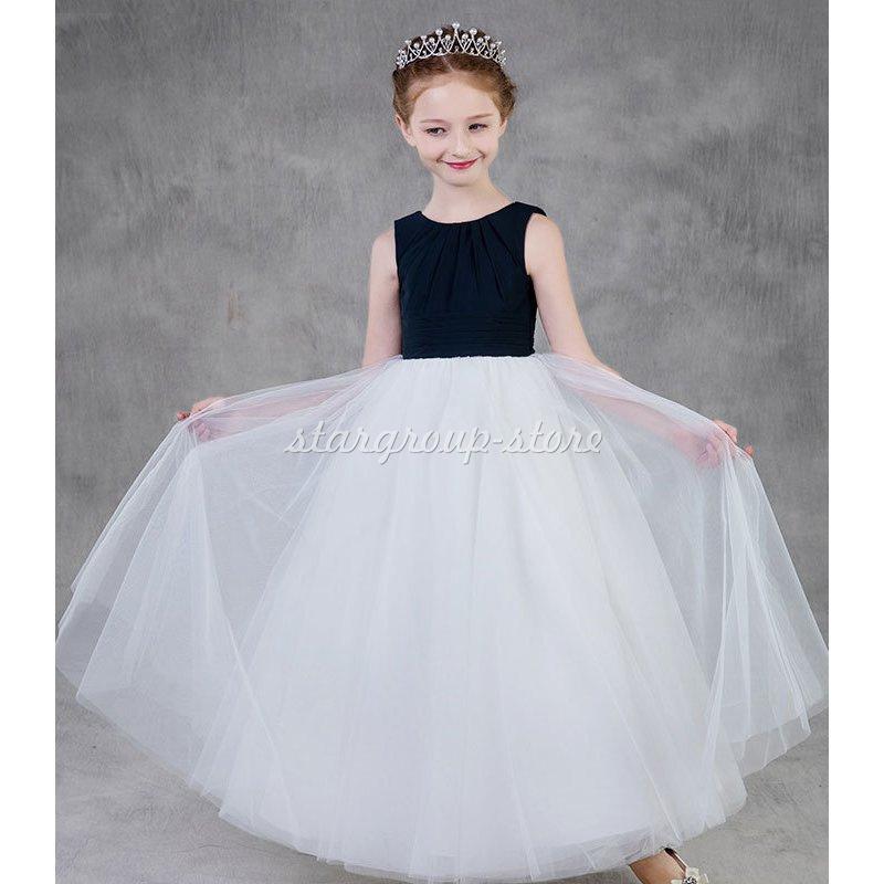 子どもロングドレス 演奏会 発表会 フォーマル 結婚式 フィッシュテールドレス キッズドレス ジュニアドレス ピアノ 七五三 コンクール |  | 03