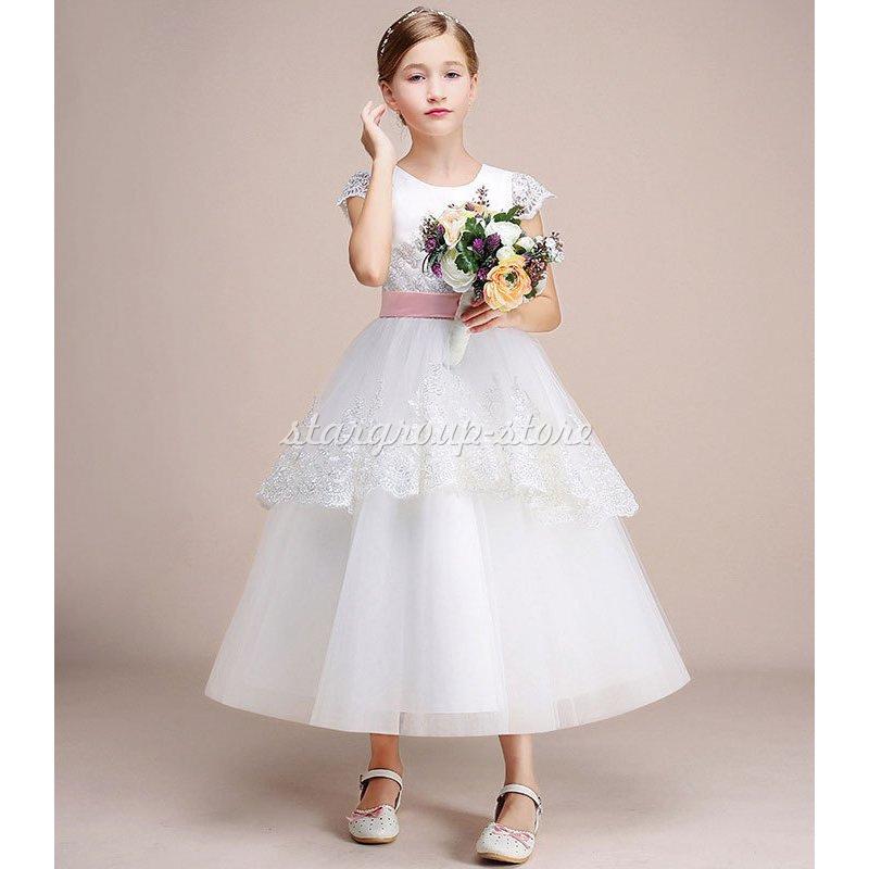 子供用ドレス 演奏会 発表会 フォーマル 結婚式 フィッシュテールドレス キッズドレス ジュニアドレス ピアノ 七五三 コンクール |  | 03