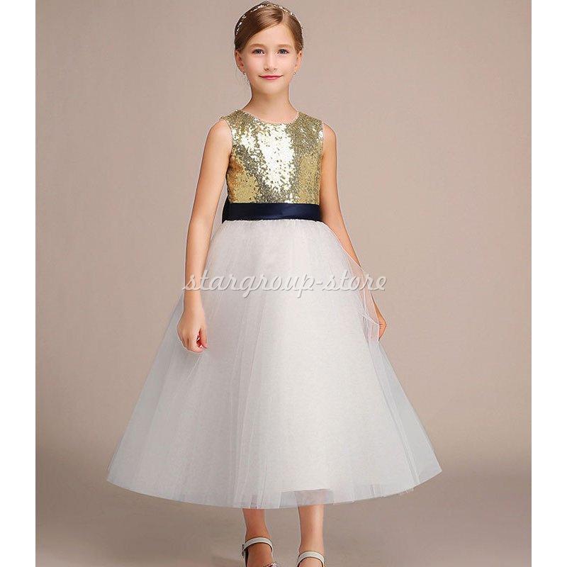 子供用ドレス 演奏会 発表会 フォーマル 結婚式 フィッシュテールドレス キッズドレス ジュニアドレス ピアノ 七五三 コンクール |  | 05