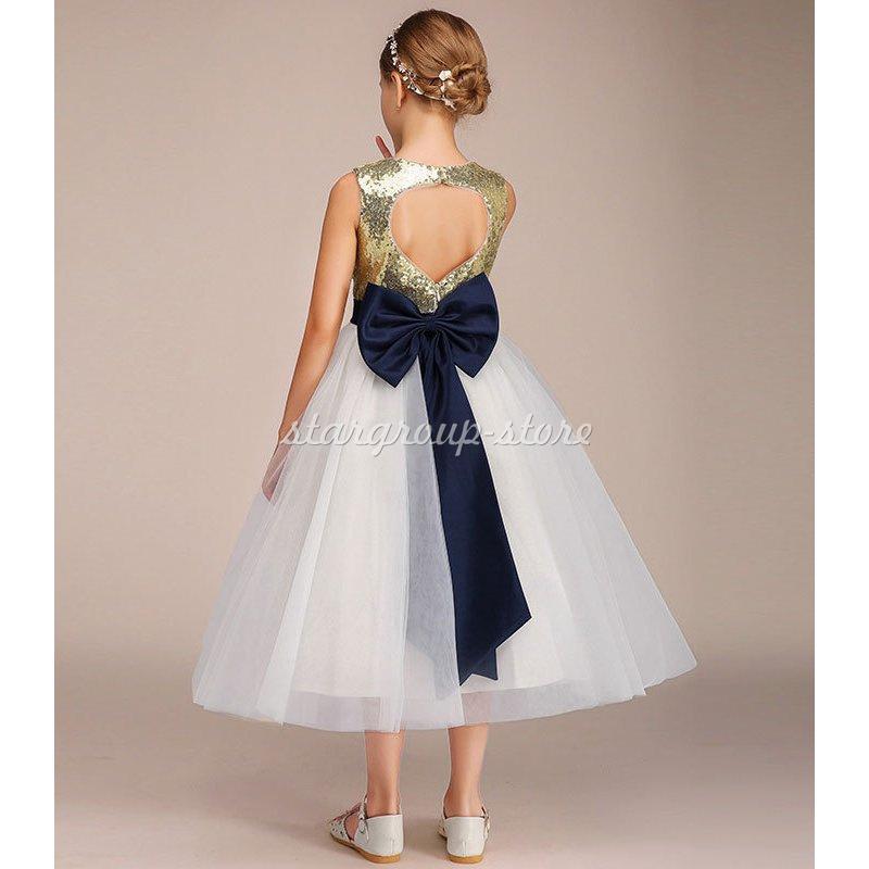 子供用ドレス 演奏会 発表会 フォーマル 結婚式 フィッシュテールドレス キッズドレス ジュニアドレス ピアノ 七五三 コンクール |  | 06