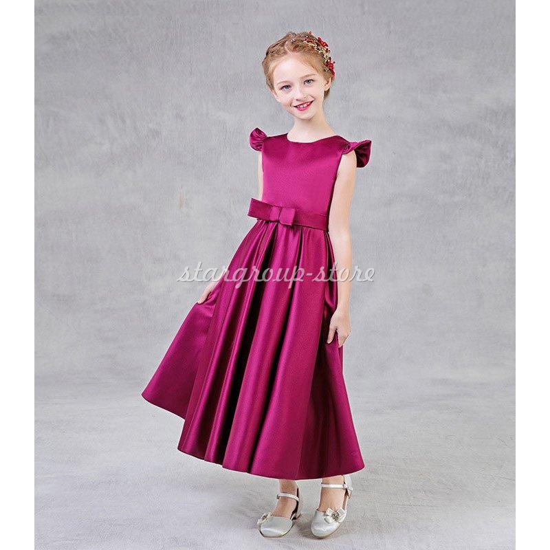 子どもロングドレス 演奏会 発表会 フォーマル 結婚式 フィッシュテールドレス キッズドレス ジュニアドレス ピアノ 七五三 コンクール |  | 03