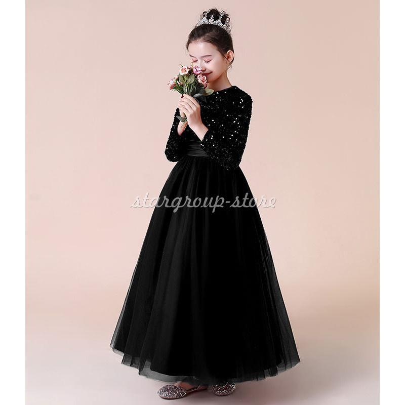 オーダーメイドも可能 豪華ドレス 子供ドレス ロングドレス ピアノ発表会 ドレス ジュニアドレス 発表会 結婚式 演奏会 コンクール |  | 03