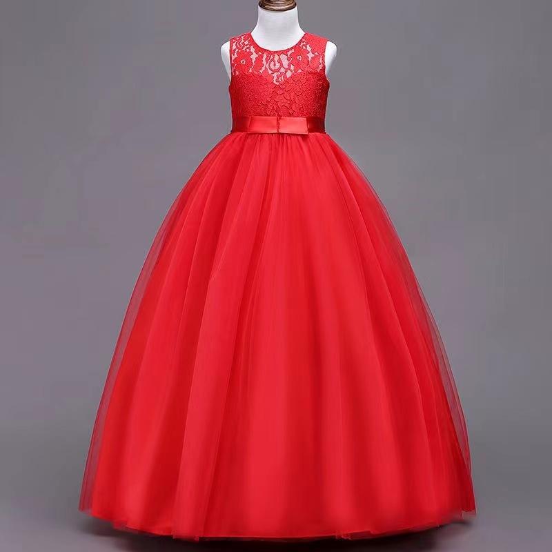 子供ドレス ロング ピアノ発表会 キッズドレス ドレス 子供ドレス ワンピース フォーマル ノースリーブ 160 150 140 130 120 110 即納 送料無料 |  | 09