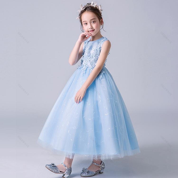 子供ドレス 発表会 セール ピアノ発表会 結婚式 お呼ばれ ロング 子供服 女の子 ワンピース 100/110/1/130/140/150ドレス |  | 02