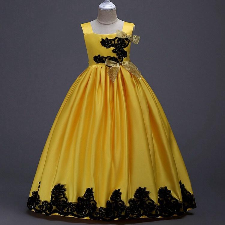 子供ドレス 子ども ジュニア ドレス レース 女の子 ワンピース ピアノ発表会 結婚式 演出 キッズ ドレス kids dress 1 13 | 