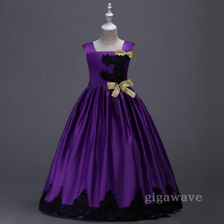 子供ドレス 子ども ジュニア ドレス レース 女の子 ワンピース ピアノ発表会 結婚式 演出 キッズ ドレス kids dress 1 13 |  | 03