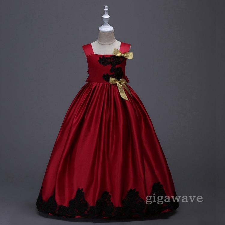 子供ドレス 子ども ジュニア ドレス レース 女の子 ワンピース ピアノ発表会 結婚式 演出 キッズ ドレス kids dress 1 13 |  | 04