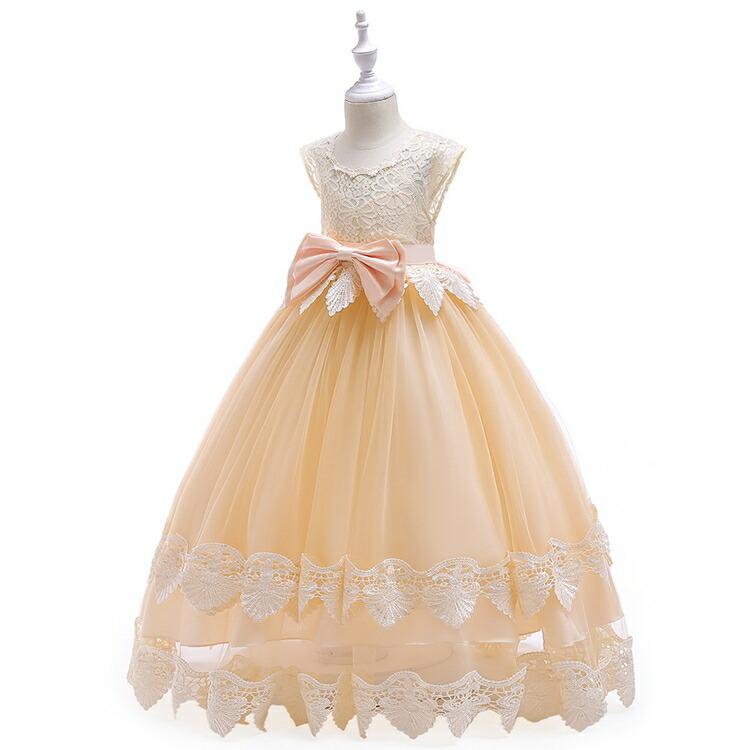子供ドレス 女の子ドレス キッズ ドレス フォーマルドレス キッズドレス 発表会 結婚式 110/1/130/140/150/160cm フラワー | 