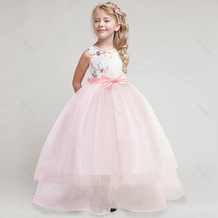 子供ドレス ピアノ発表会 結婚式 1 130 140 150 160 170cm 女の子 子供服 フォーマル 子どもドレス パーティー 誕生日。子 |  | 02