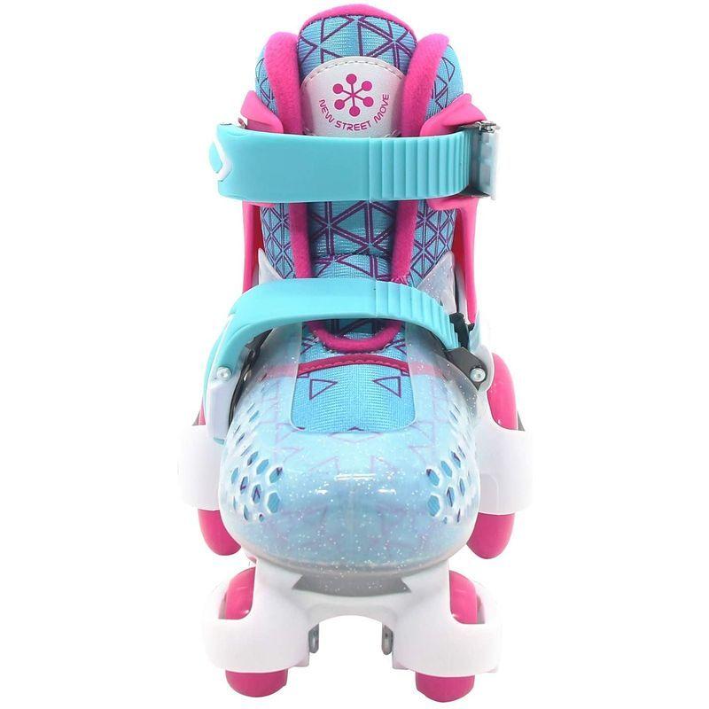 正規品 アジャスタブル キッズ ローラースケート Gw 169 ピンクパープル 16 5 18 5cm 乗用玩具一般 Baskincoffee Vicom Corp Com