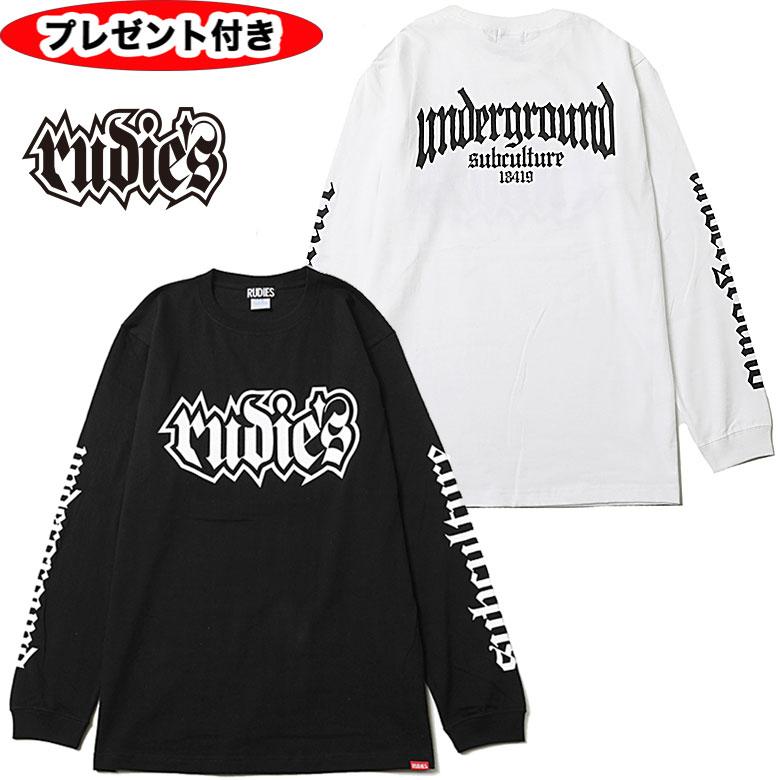 RUDIE'S（ルーディーズ） ロンt 85480 SPARK LS-TBLACK 長袖 コットン