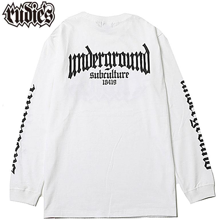 RUDIE'S（ルーディーズ） ロンt 85480 SPARK LS-TBLACK 長袖 コットン