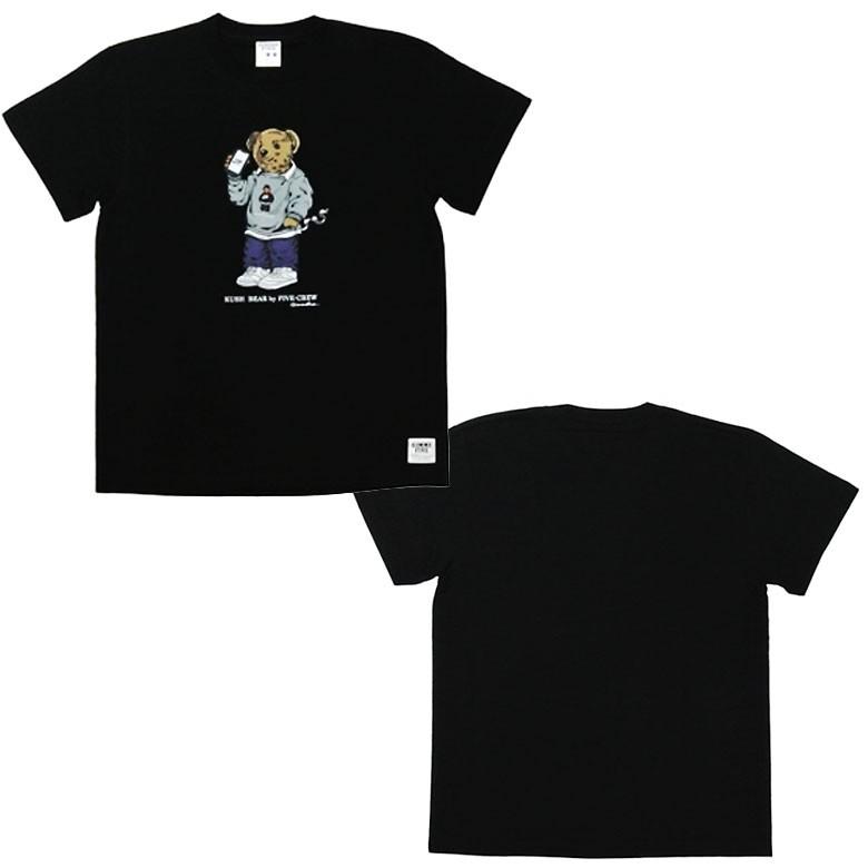 ギミーファイブ GIMME FIVE HUSTLER BEAR TEE ハスラー ベア― クマ