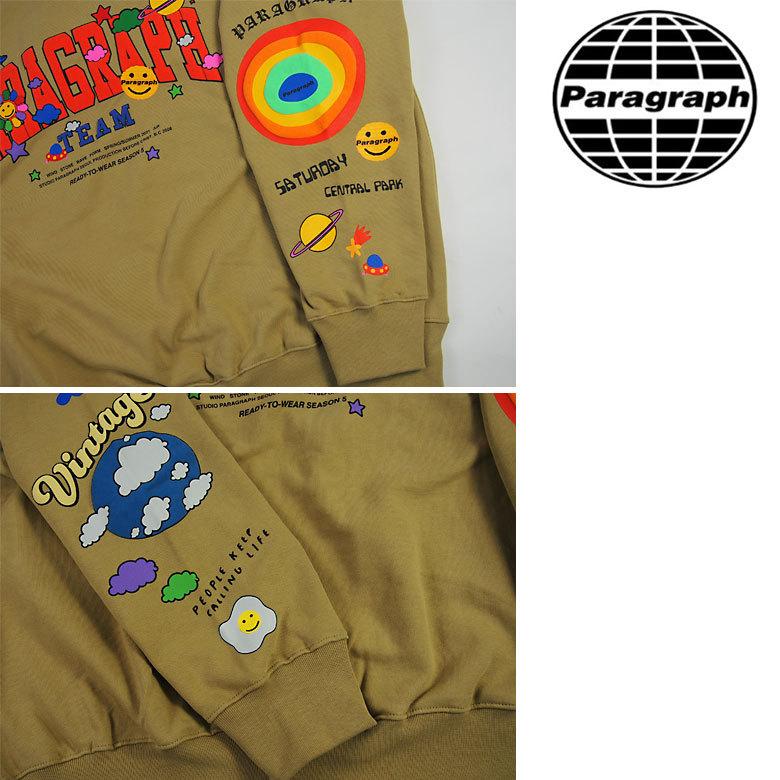 Paragraph（パラグラフ） スウェット フロントロゴ トレーナー 缶