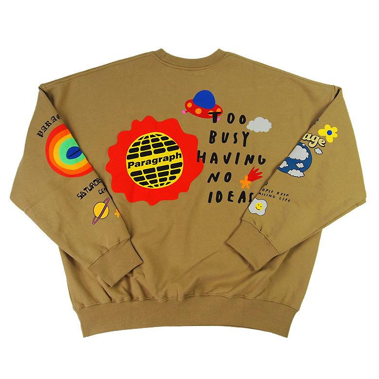 Paragraph（パラグラフ） スウェット フロントロゴ トレーナー 缶