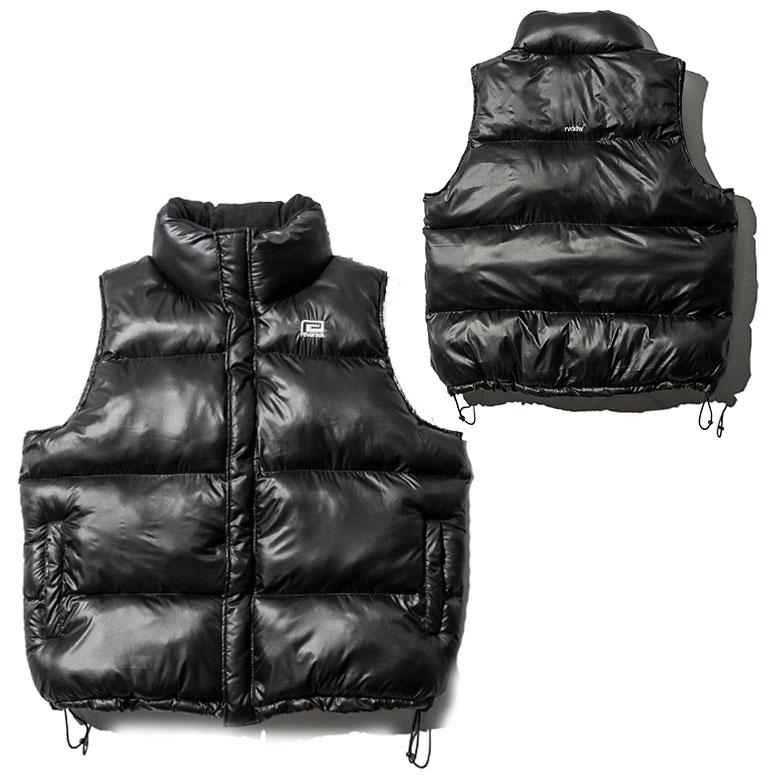 reversal ブラック ダウンベスト Lサイズ reversal（リバーサル） リバーサルrvddw BLACK PUFFER VEST ベスト