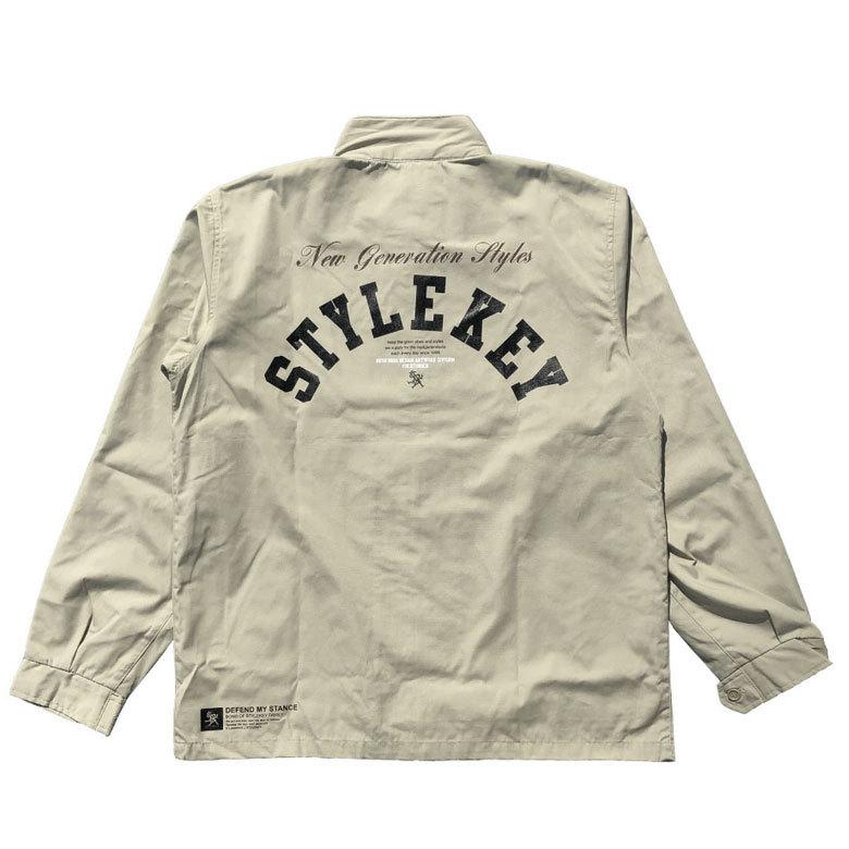 スタイルキー ドリズラージャケット BRIDGE DRIZZLER JACKET ロゴ バックプリント スウィングトップ  ジャンパー stylekey STYLEKEY SK20FW-JK03｜starjack｜03