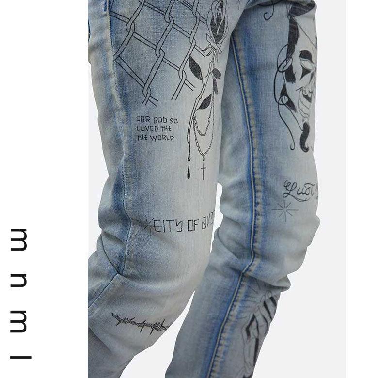 mnml（ミニマル） X182 STRETCH DENIM ストレッチ デニム パンツ