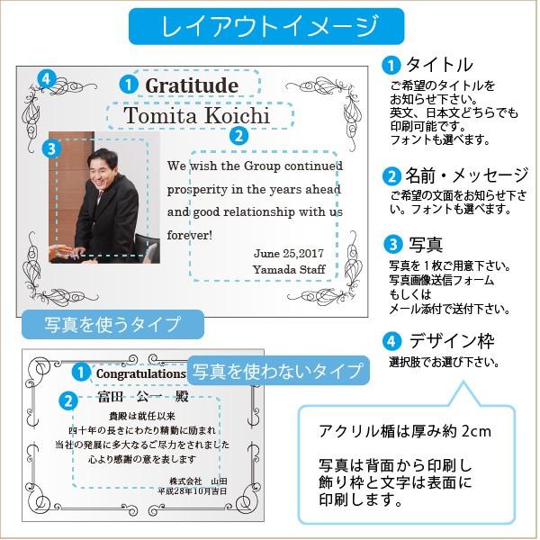 オーダーメイド感謝状 アクリル楯ｓサイズ 飾り枠 モノ 表彰 感謝状 退職記念 開業祝い 開院祝い Acryl Monos スターキッズ オリジナルの贈り物 通販 Yahoo ショッピング
