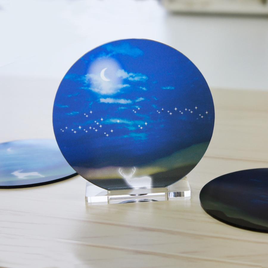 眺めて楽しむコースター3枚セット｜あなたの思い出写真をコースターに｜写真3種｜アクリル製 |  | 03