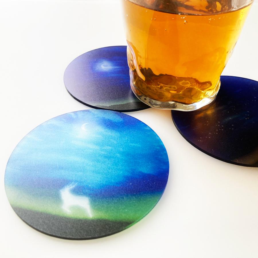 眺めて楽しむコースター3枚セット｜あなたの思い出写真をコースターに｜写真3種｜アクリル製 |  | 05