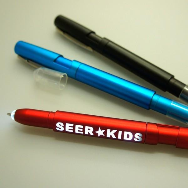 名入れ タッチペン 50個以上専用　ボールペン＆タッチペン ライティング 彫った名前が光る |  | 01