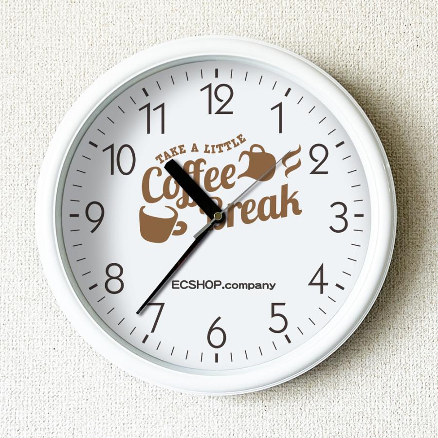 会社ロゴ時計 白枠31センチ壁掛け電波時計 オリジナル時計 オーダー