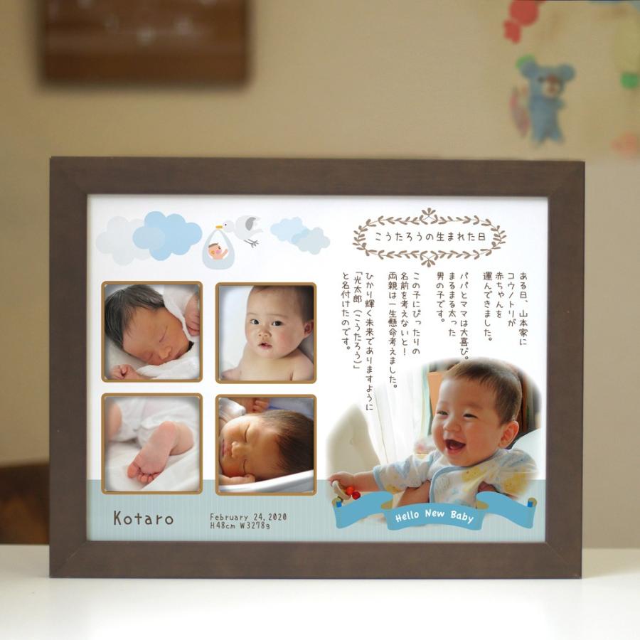 赤ちゃんが生まれた日メモリアル ベビー フォトフレーム 木製枠フレーム アクリル窓のセット 写真印刷 内祝い 両親にお返し 赤ちゃん誕生記念 Woodf Baby スターキッズ オリジナルの贈り物 通販 Yahoo ショッピング