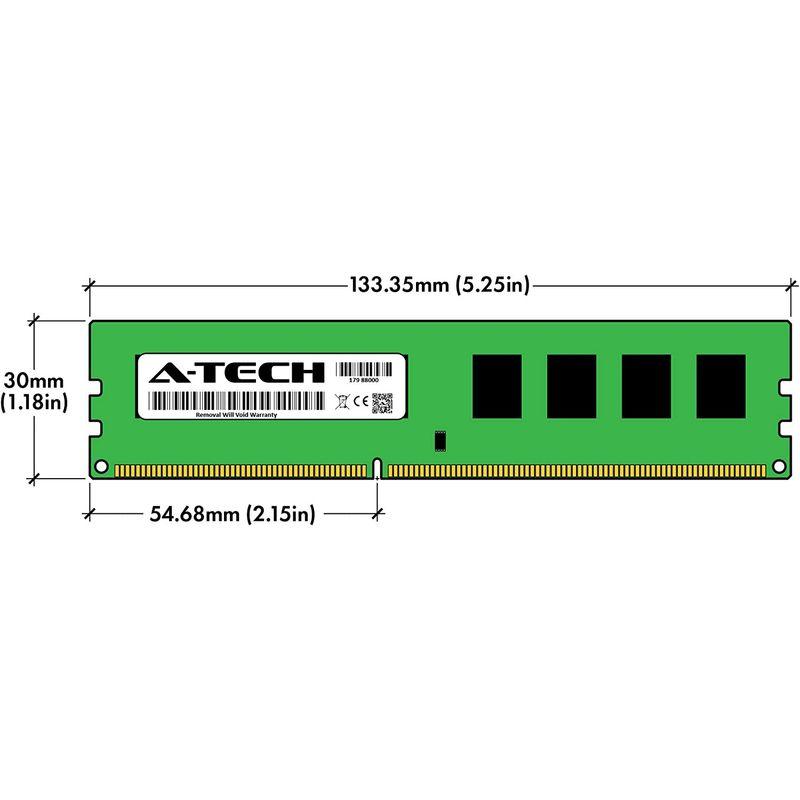 スタイリッシュシンプル A-Tech 16GB (4x4GB) DDR3 1333MHz DIMM PC3-10600 UDIMM Non-ECC CL9 240ピ