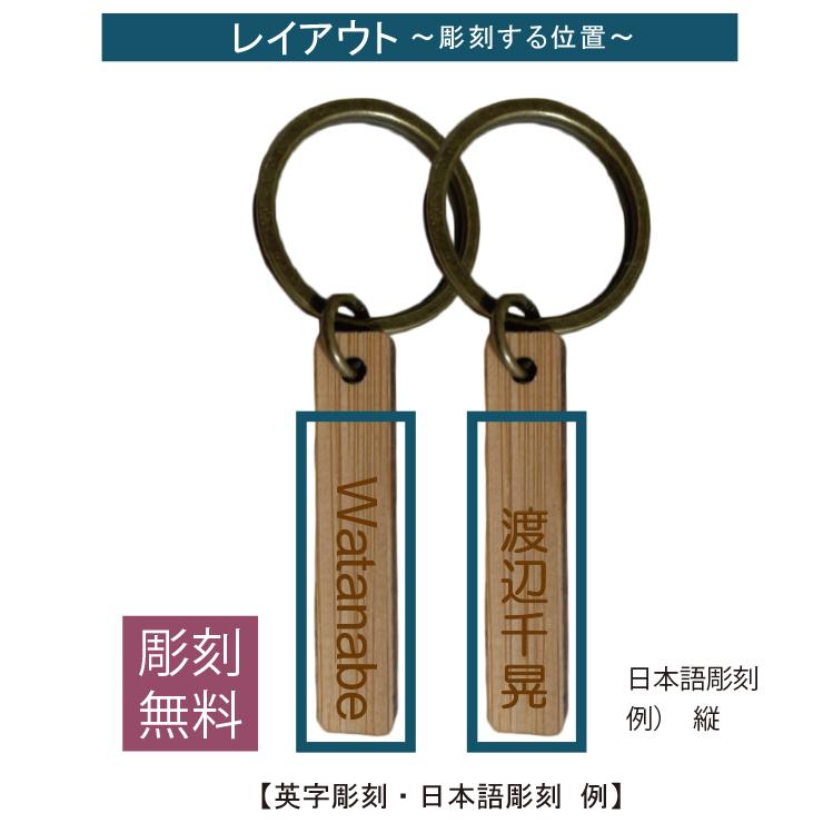 キーホルダー 名入れ バンブー プレゼント ギフト 名前 名前入り 竹