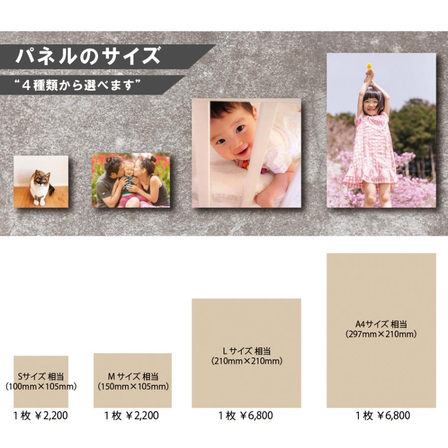 プレゼント ギフト 名入れ無料 自分で作れるフォトパネル Mサイズ S 