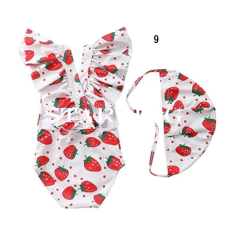 フリル水着 女の子 70 80 90 ベビー水着 女児 ワンピース 可愛い 赤ちゃん レッスン スイムウェア キャップ付き ビキニ 100 110 130 女子 速乾 紫外線カット 22z Starling 通販 Yahoo ショッピング