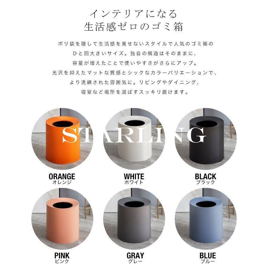新品入荷 ごみ箱 ゴミ箱 ダストボックス インテリア おしゃれ かわいい シンプル 北欧 コンパクト 円形 丸型 リビング 子供部屋 インナーボックス付き 8l Aynaelda Com