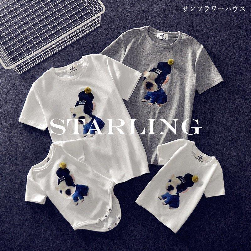 親子コーデ Tシャツ 親子 ペアルック 親子お揃い Tシャツ ペアtシャツ 赤ちゃん ロンパース 半袖 夏 子供服 夏休み カップル 母の日 父の日プレゼント ギフト Baby00 Oyooyako04 Starling 通販 Yahoo ショッピング
