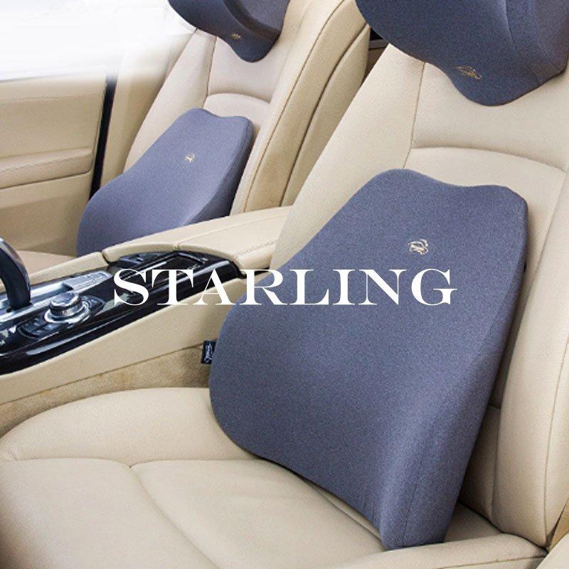 車クッション 腰サポート 低反発 車 椅子 腰枕 腰あて 腰クッション シートクッション ランバーサポート 骨盤クッション 腰痛防止 プレゼント Ee1 Om380 Starling 通販 Yahoo ショッピング