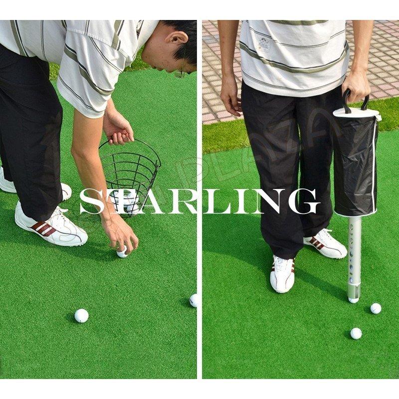 ゴルフ用 色ランダム ボールキャッチャー 簡単 拾い上げ 回収 収集器 腰痛 退散 負担 かご Eg4 Qyx Starling 通販 Yahoo ショッピング