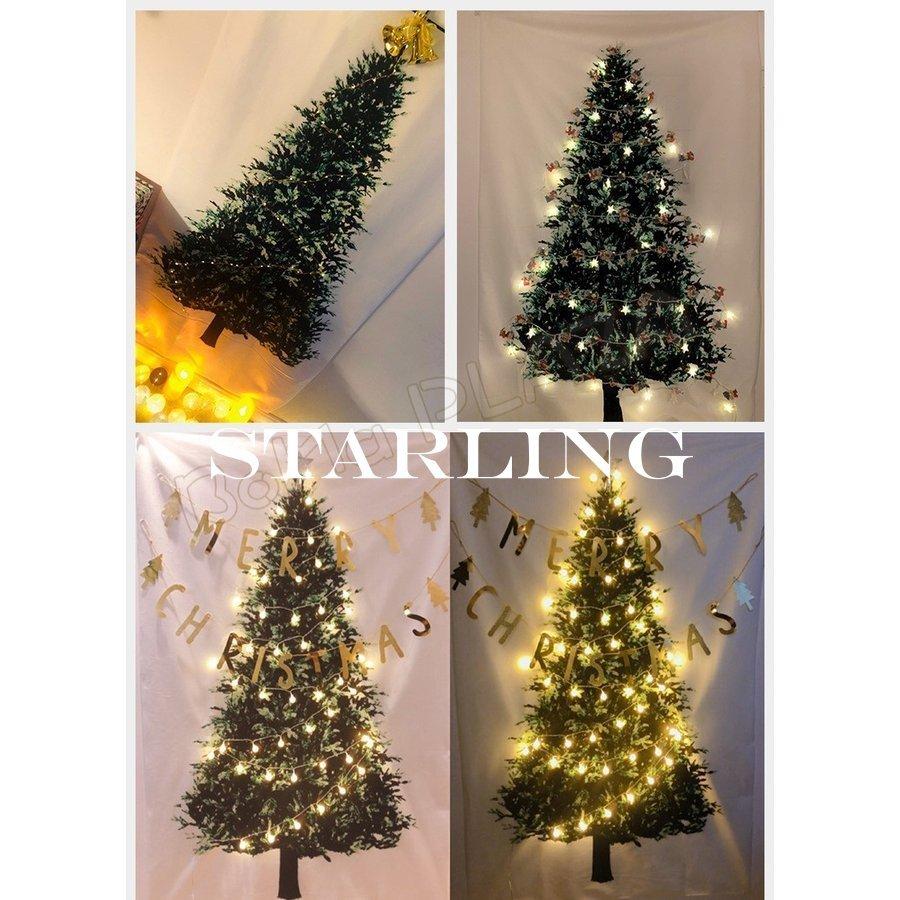 75 100cm 75 150cm 100 150cm タペストリー クリスマスツリー スターライト付き オーナメント パーティー 装飾 壁掛 プレゼント 家庭用 楽ギフ 包装