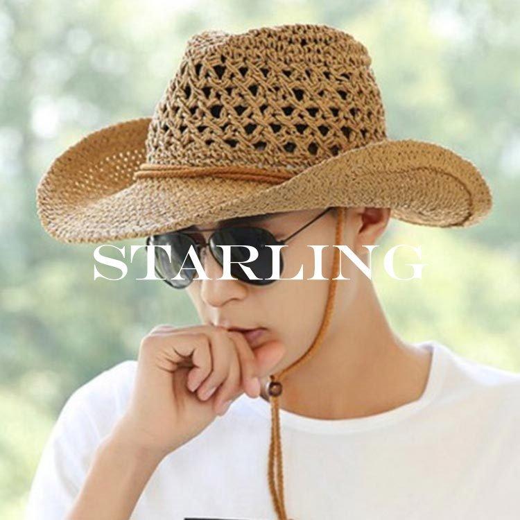 麦わら帽子 メンズ 通気性 春夏 おしゃれ つば広 中折れ キッズ ストローハット 日除け Uvカット