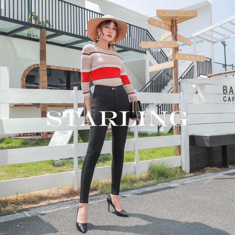 予約販売 人気 ハイウエスト 薄手 ボトムス スキニー 黒 パギンス 春夏 レディース スキニーパンツ レギパン パギ 春夏 レディース スキニーパンツ レギパン 着痩せ おしゃれ シンプル スリム 美脚 ボトムス パンツ