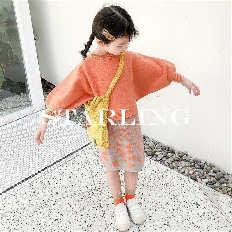 韓国子供服 女の子 セットアップ ベストワンピース ラム毛 メリヤス スカート セーター 子供服 アウター コート 女児 2点セット ドレス 可愛い 独創的