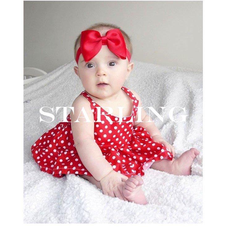 キッズワンピース ワンピース スカート ノースリーブワンピ 水玉プリント 水玉 ドット プリント 赤 レッド イエロー ノースリ ノースリーブ ワンピ Kk21 Top Starling 通販 Yahoo ショッピング
