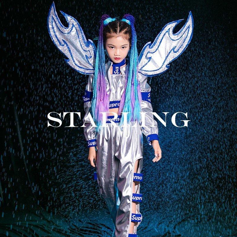 チアガール ダンスウェア キッズ ダンス衣装 女の子 ガールズ 韓国子供服 ヒップホップ セットアップ Hiphop ジャズダンス 応援団 チアステージ衣装 練習着 安心の定価販売