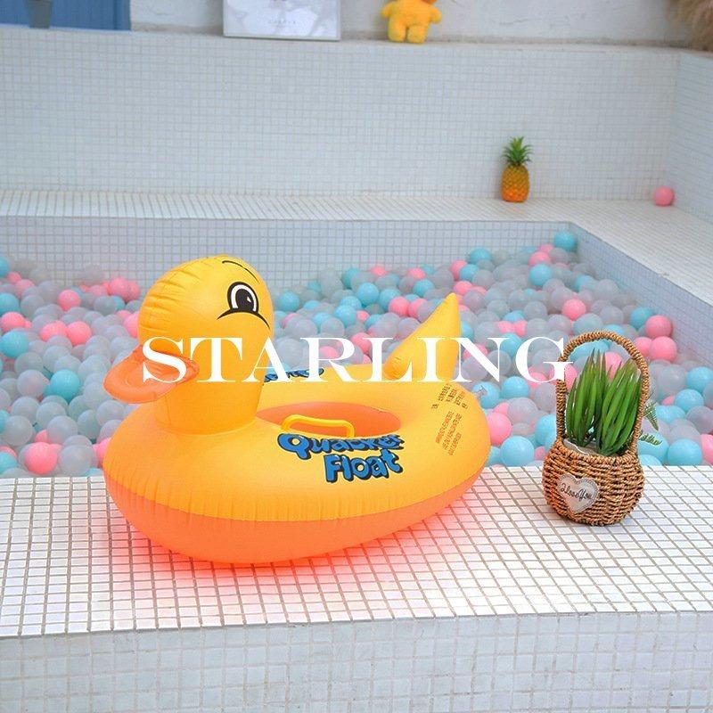 子供 浮き輪 ベビー用 うきわ アヒル ダック ハンドル付き フロート 浮き具 水遊び プール 水泳 足入れ 赤ちゃん キッズ 座付き 海 お風呂 夏 可愛い ビーチ 高価値セリー