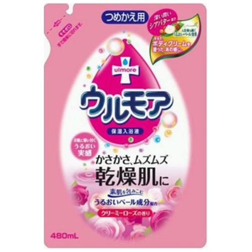 ウルモア 保湿入浴剤 クリーミーローズの香り つめかえ 詰め替え 480ml アース製薬 ウルモア 驚きの値段