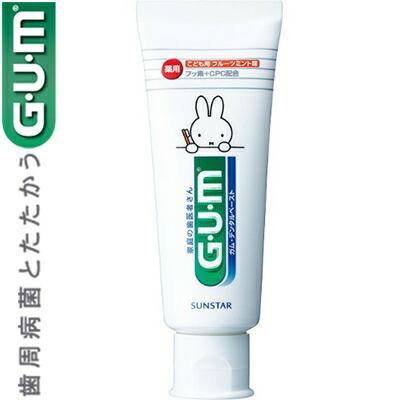フルーツミント GUM 薬用デンタルペースト フルーツミント こども用 70g ＊医薬部外品